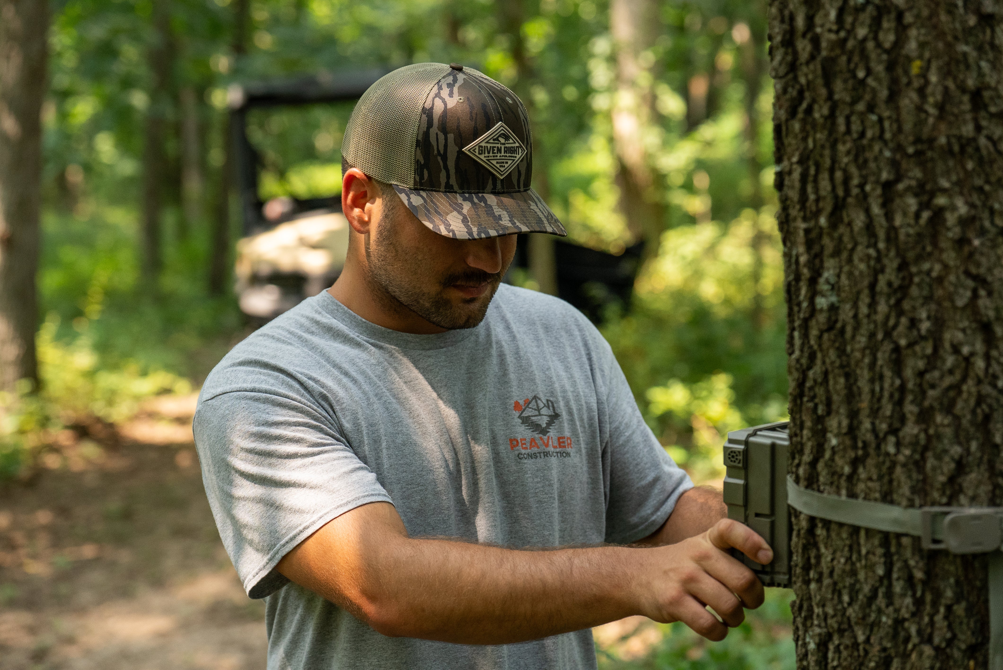 TGR Shed Diamond PVC Hat - Mossy Oak Bottomland