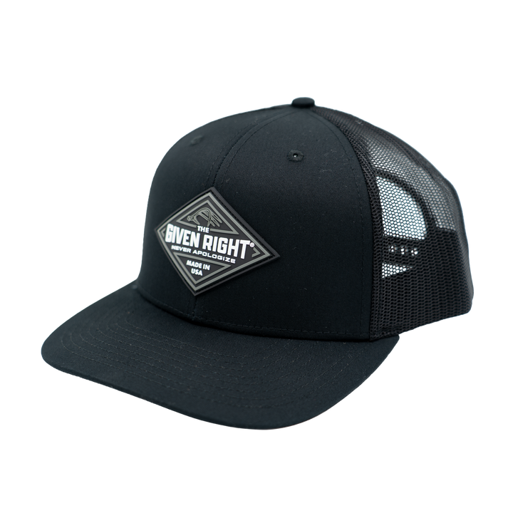 TGR Shed Diamond PVC Hat - Blackout