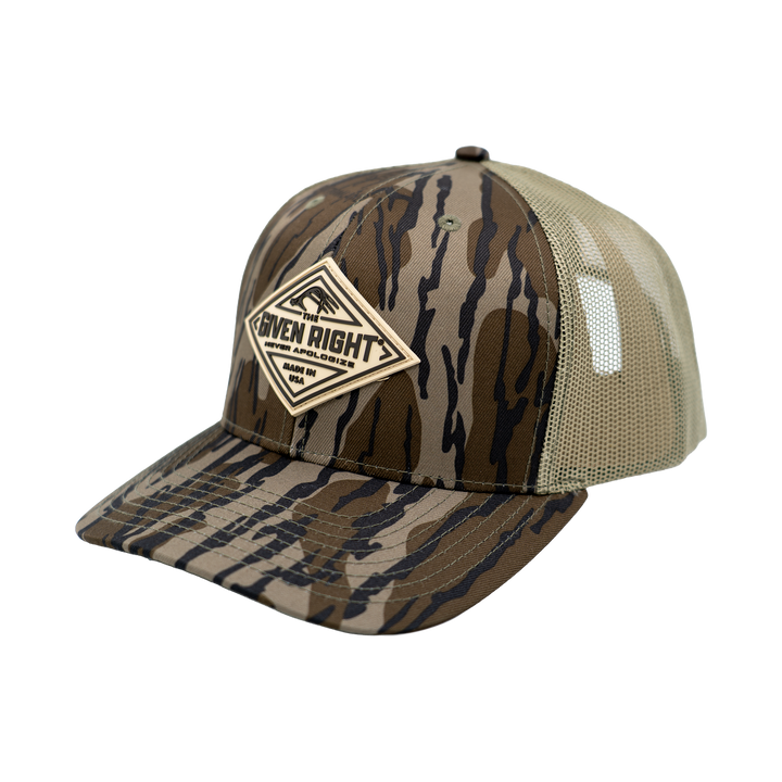 TGR Shed Diamond PVC Hat - Mossy Oak Bottomland